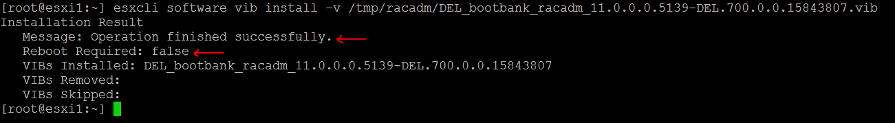 Installation des outils iDRAC sur ESXi