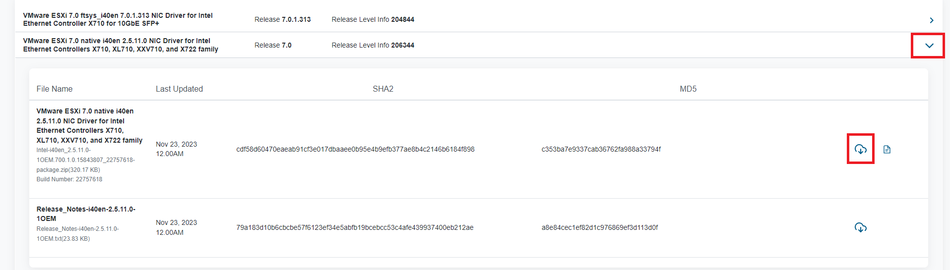 Valg av Braodcom-driver