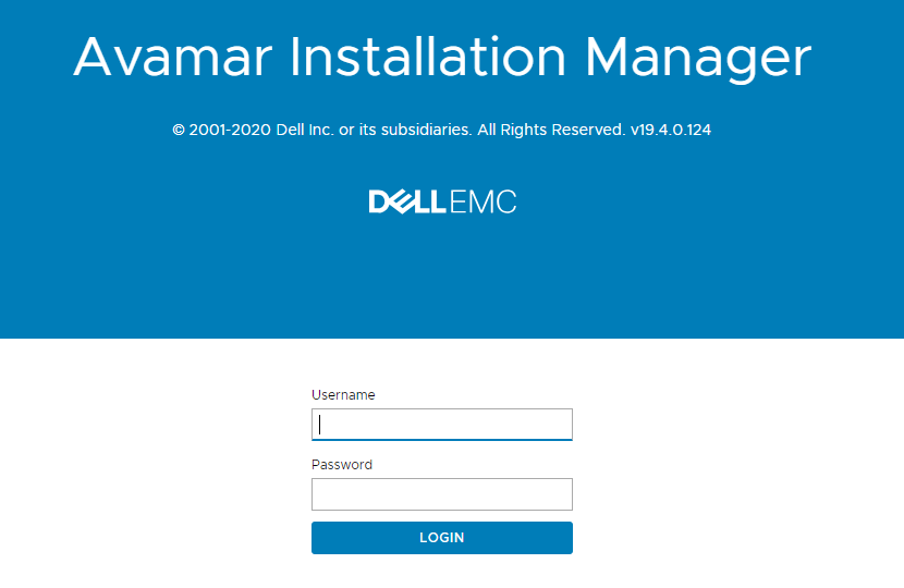 Avamar Installation Manager