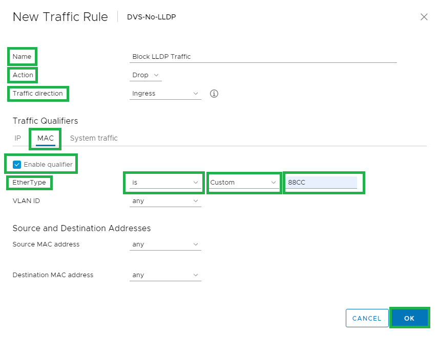 Nieuw scherm Verkeersregels