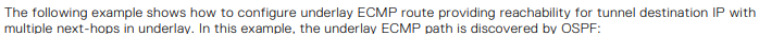 Cómo configurar ECMP subyacente