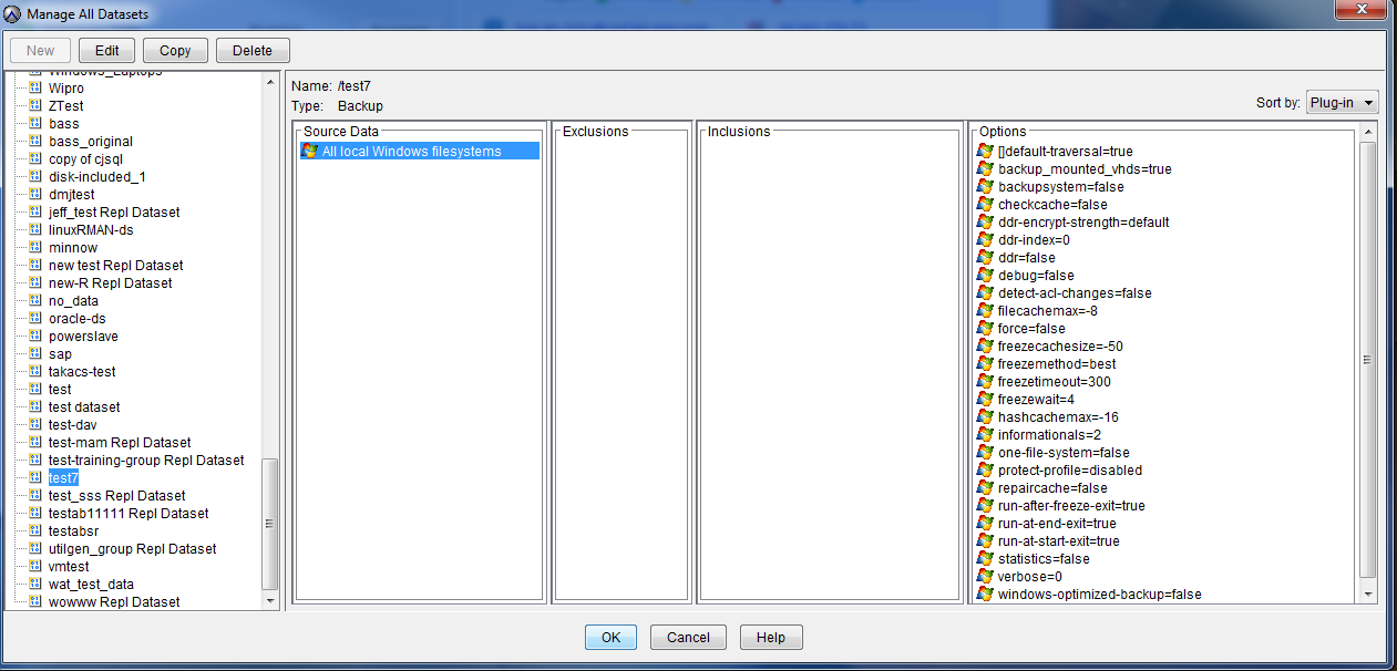  Alle Datenvolumen managen