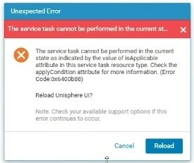 Error code message