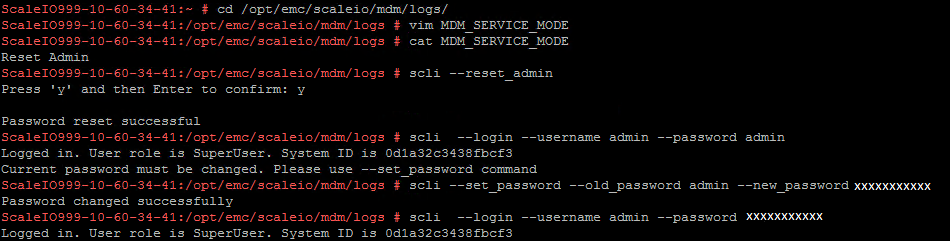 scli --reset_admin