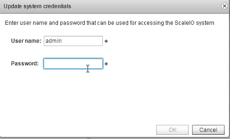  Update System credentials