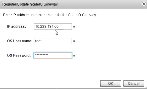 update ScaleIO Gateway: 