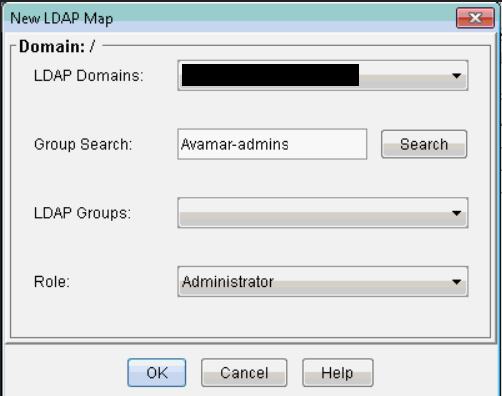 新 LDAP 映射示例
