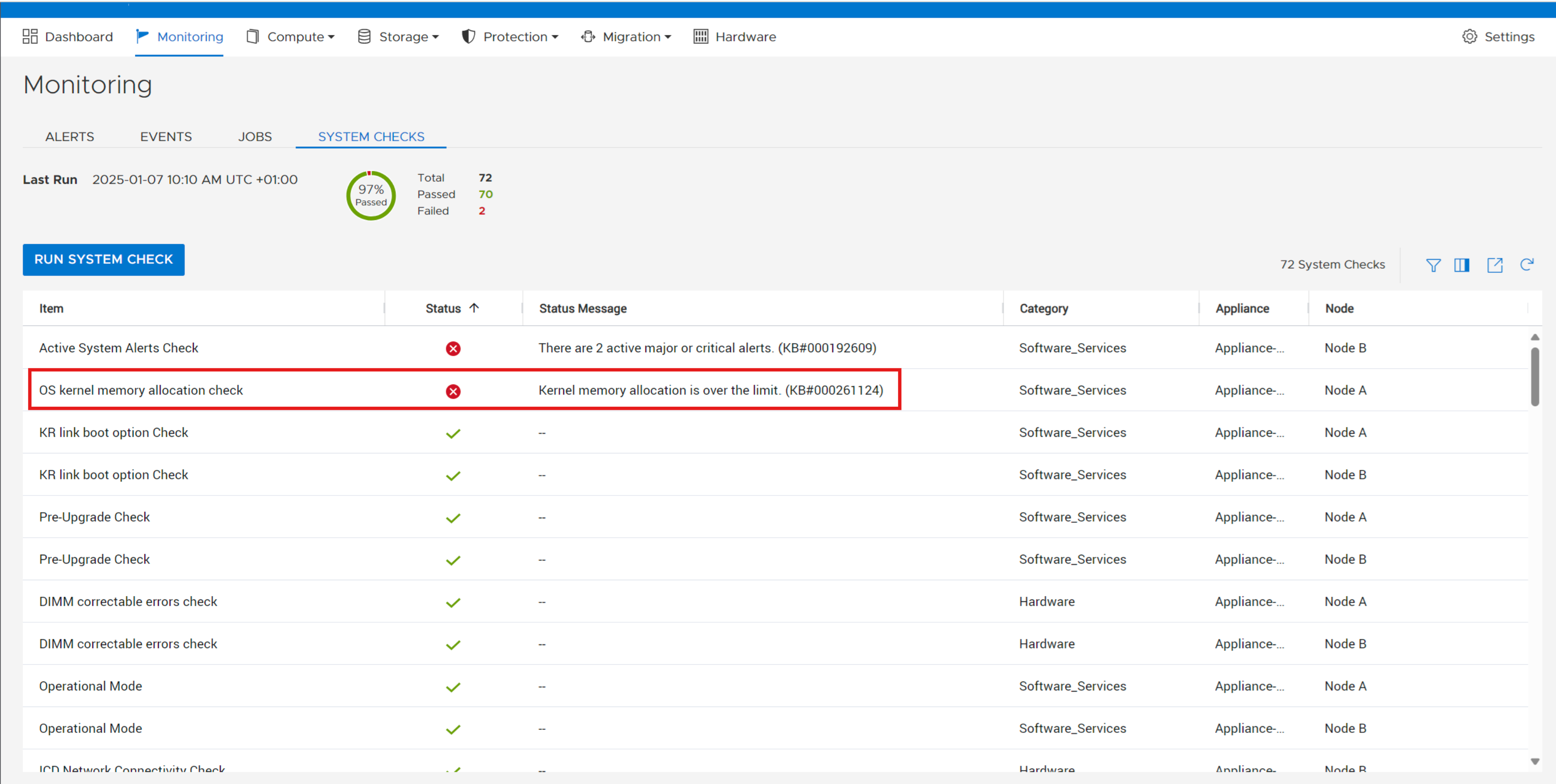  Pokud skbuff fclone cache dosáhla svého limitu