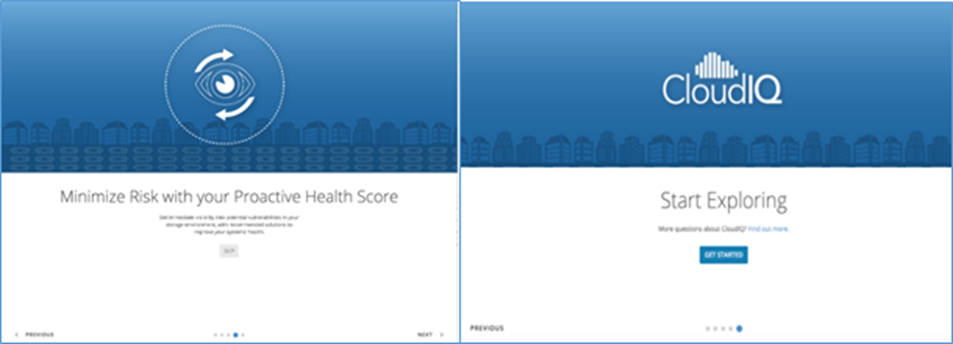 หน้าแรกของ CloudIQ