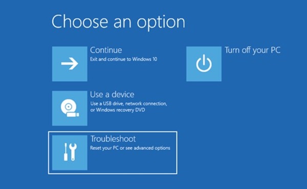 Windows 11, виберіть меню параметрів