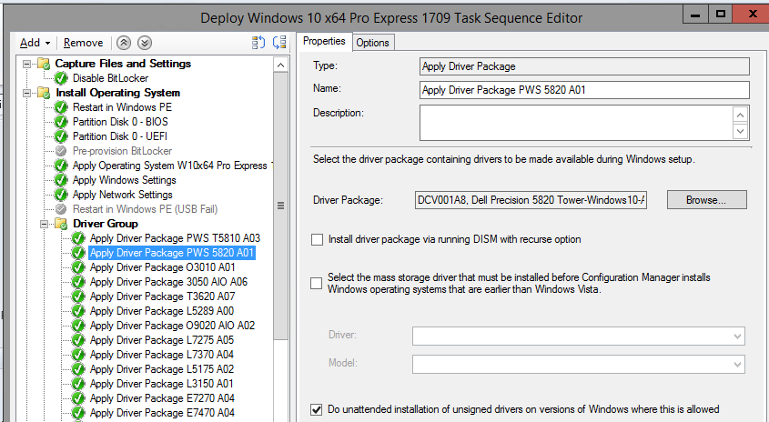 Windows 部署属性