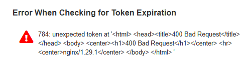 エラー画面メッセージ