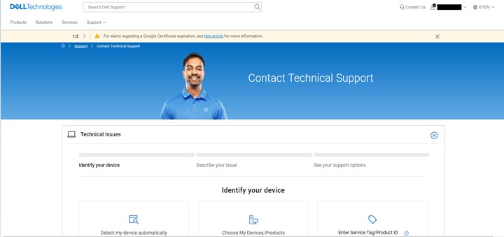2.使用可能なオプションのいずれかを選択して、SRの資産シリアル番号を指定します。