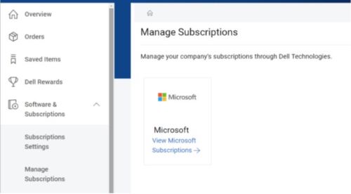 Manage Subscriptions