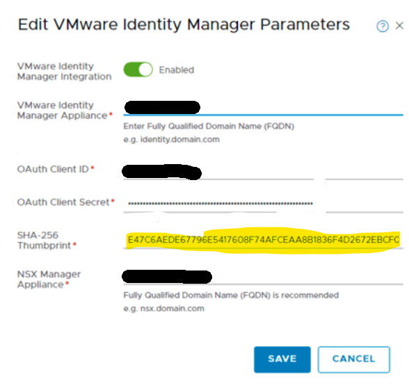 UIで拇印を更新する場所を示すスクリーンショット