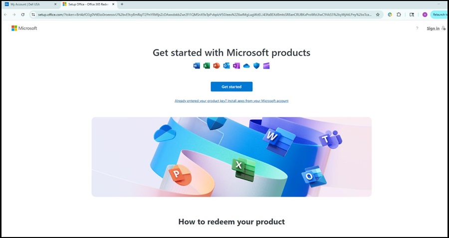 Microsoft.com, Початок роботи з продуктами Microsoft