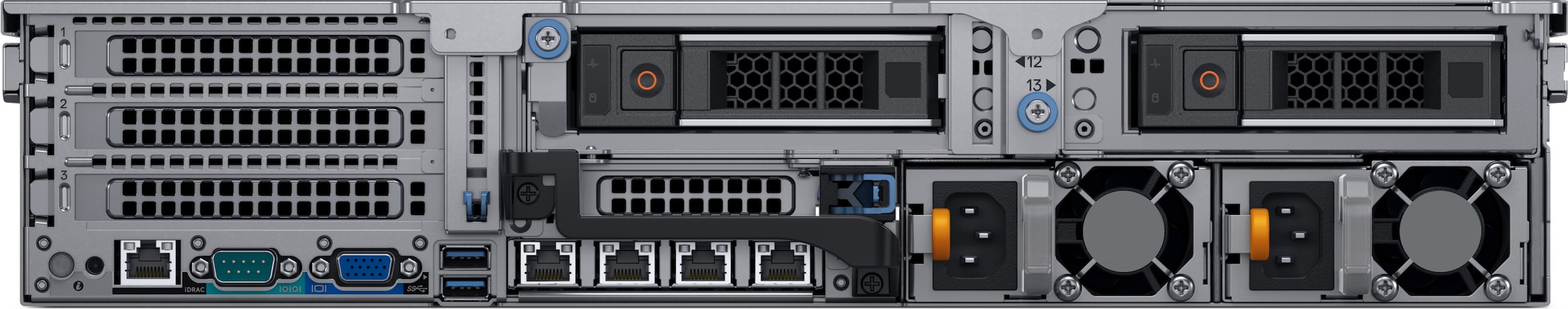 Vista posteriore di VxR S570(F)