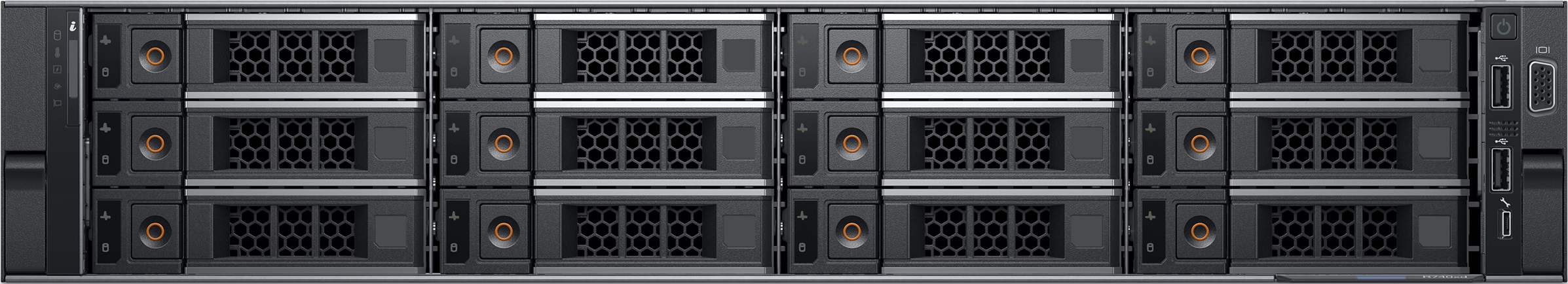 Visão frontal de um VxR S570(F)