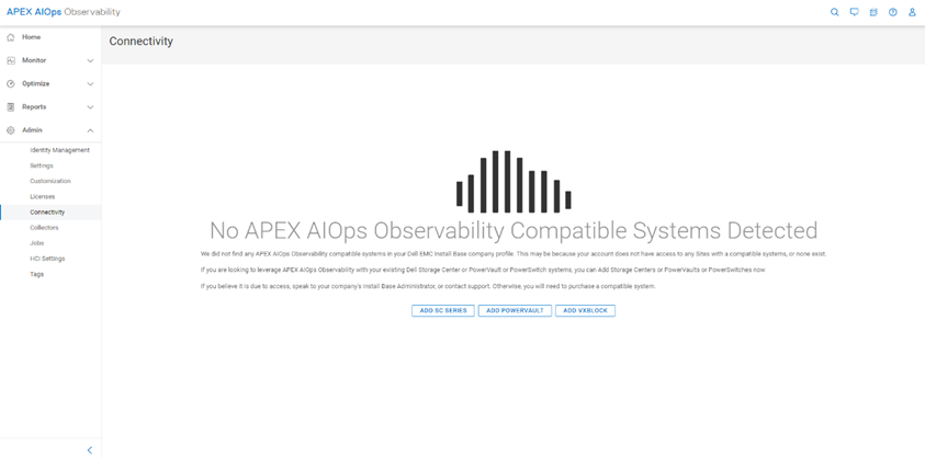 No APEX AIOps systems detected