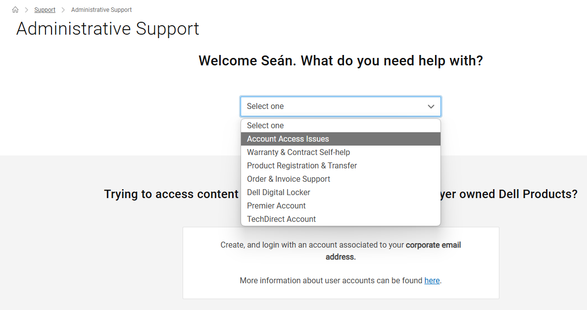 creating an account issues case