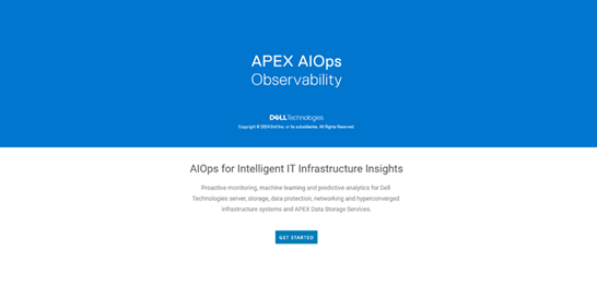 APEX AIOps first time login