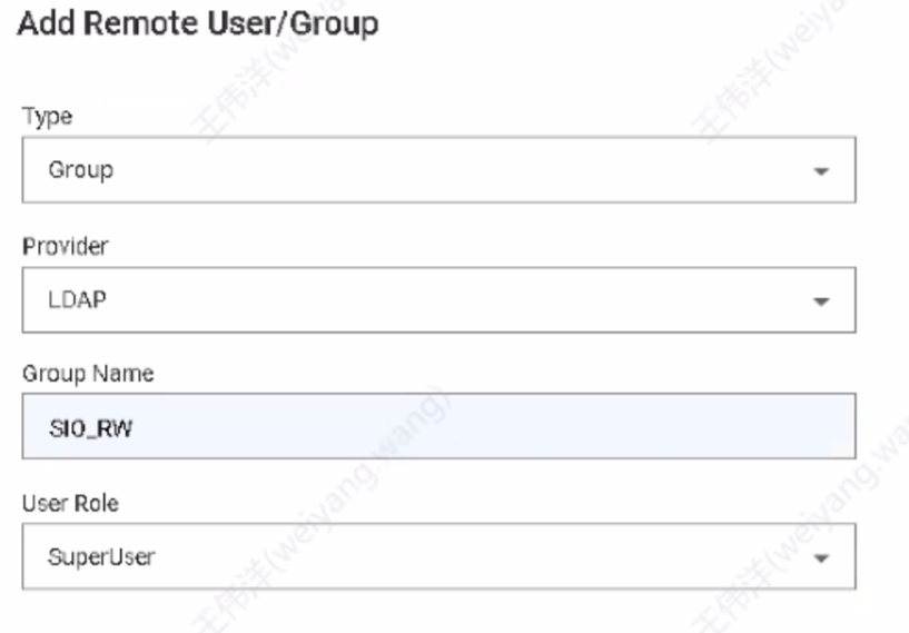 Ajouter un utilisateur distant