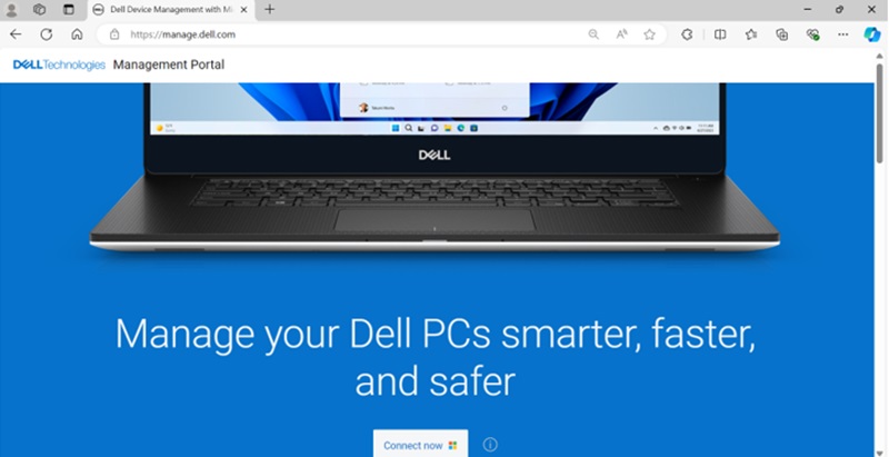 Портал управління Dell