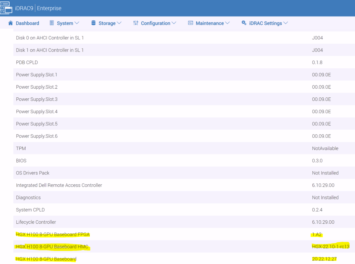 Inventario firmware iDRAC&nbsp;