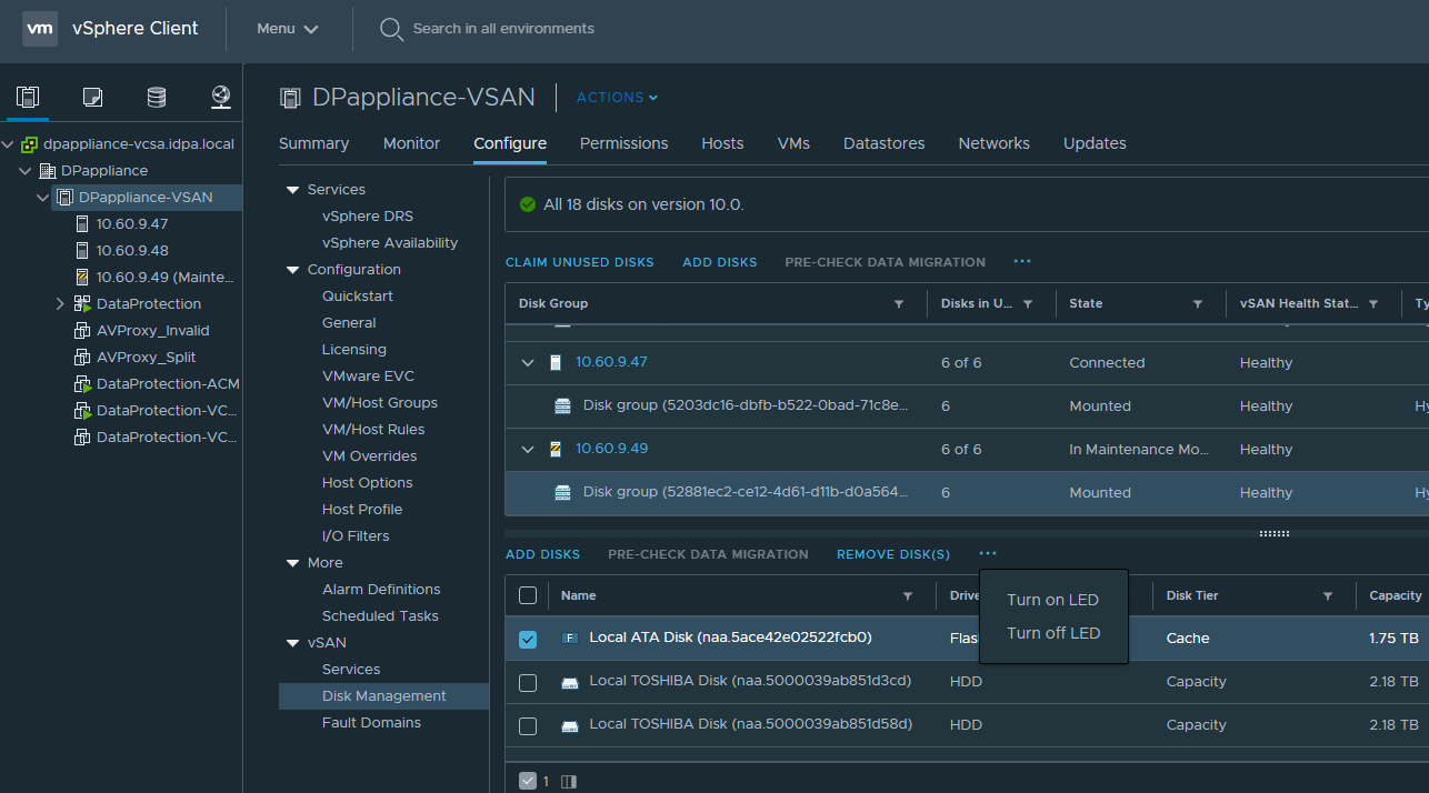 voit laittaa LEDin päälle