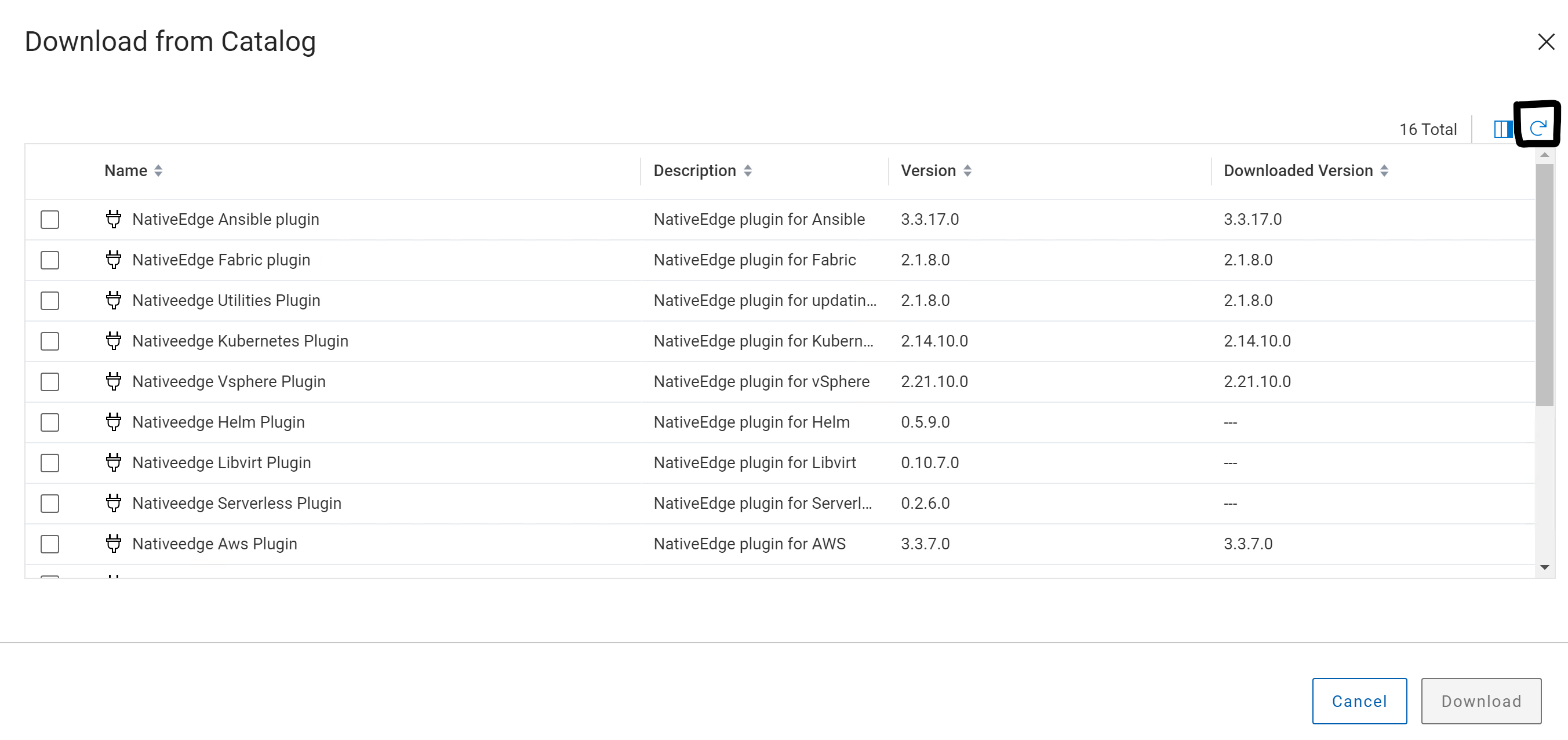 Dell NativeEdge Download from Catalog fails with "Internal Server