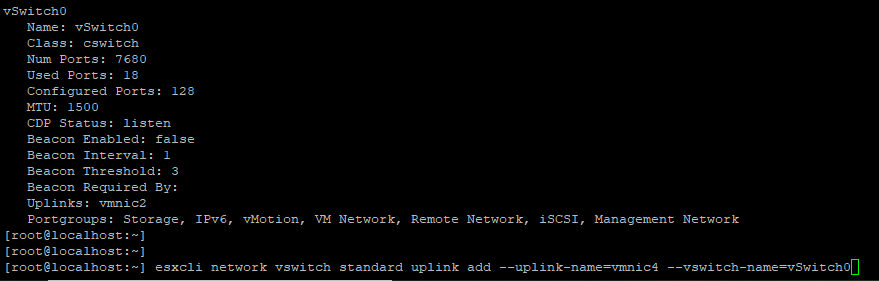 CLI vSwitch toevoegen
