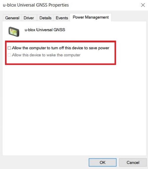 Gestion de l'alimentation