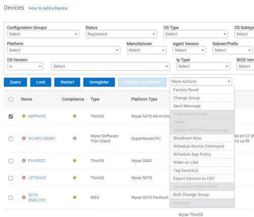 Otestujte zásady použití