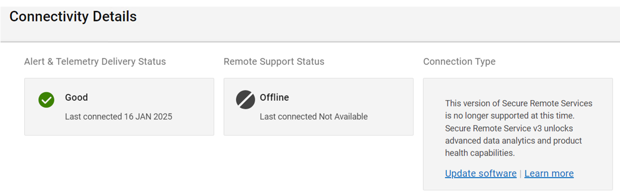 PowerStore: SupportAssist direct connect support ending on December 31 ...