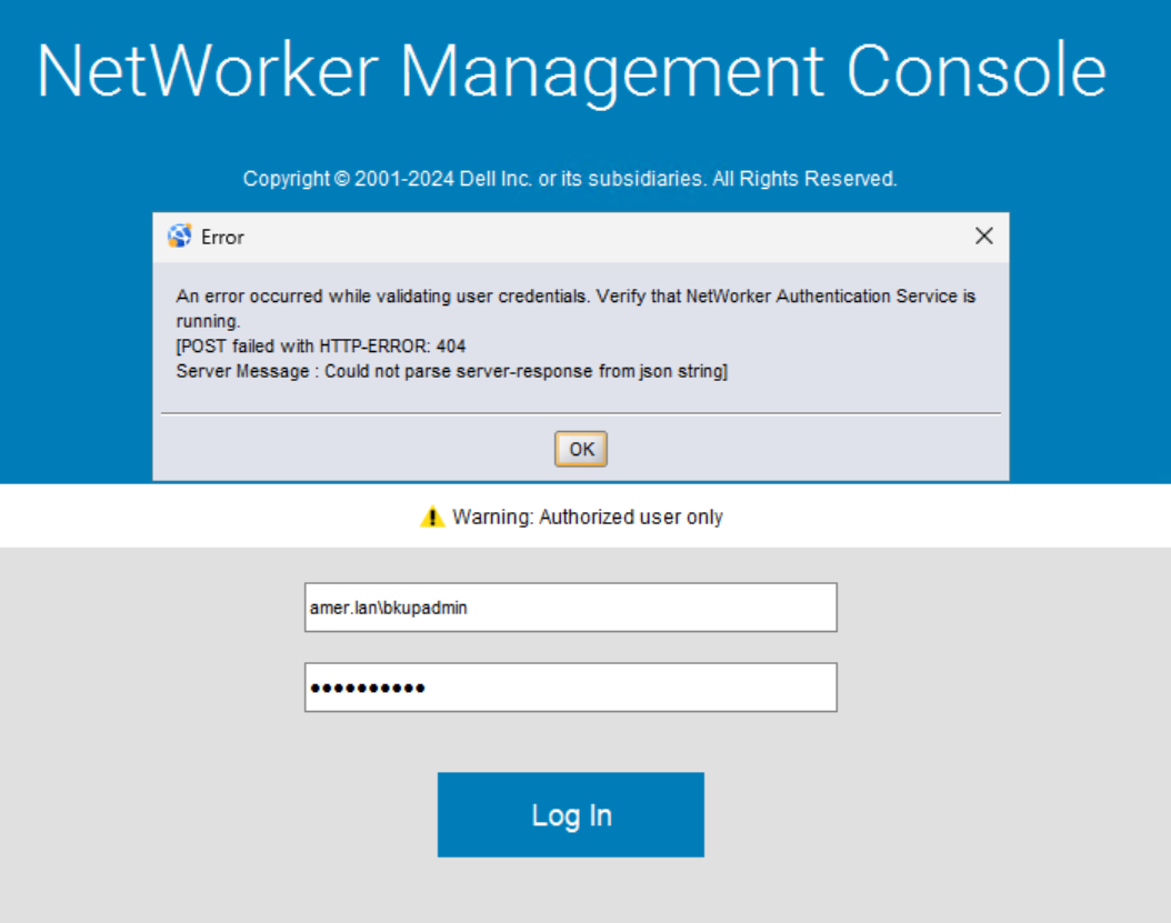 Assurez-vous que le serveur est en cours d’exécution avec HTTP 404