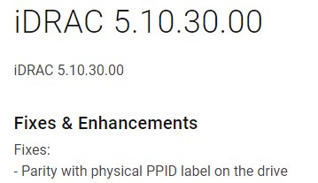 Alternativ för fast programvara för iDRAC