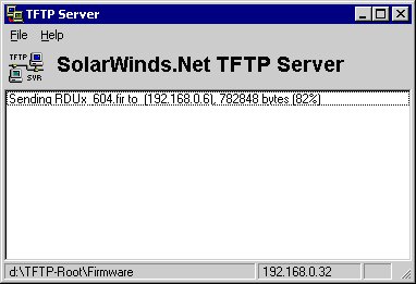 TFTP Main Application Window