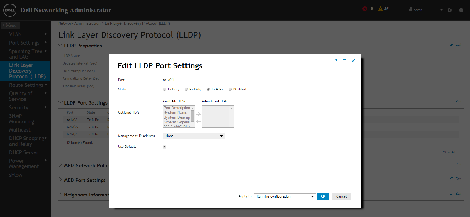 HOW10903_nl_NL__2X Series LLDP Port Settings