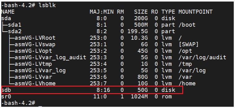 Confirm Disk Added with Correct Size