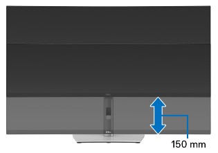 Vertikal utvidelse av Dell P3424WE-skjermen
