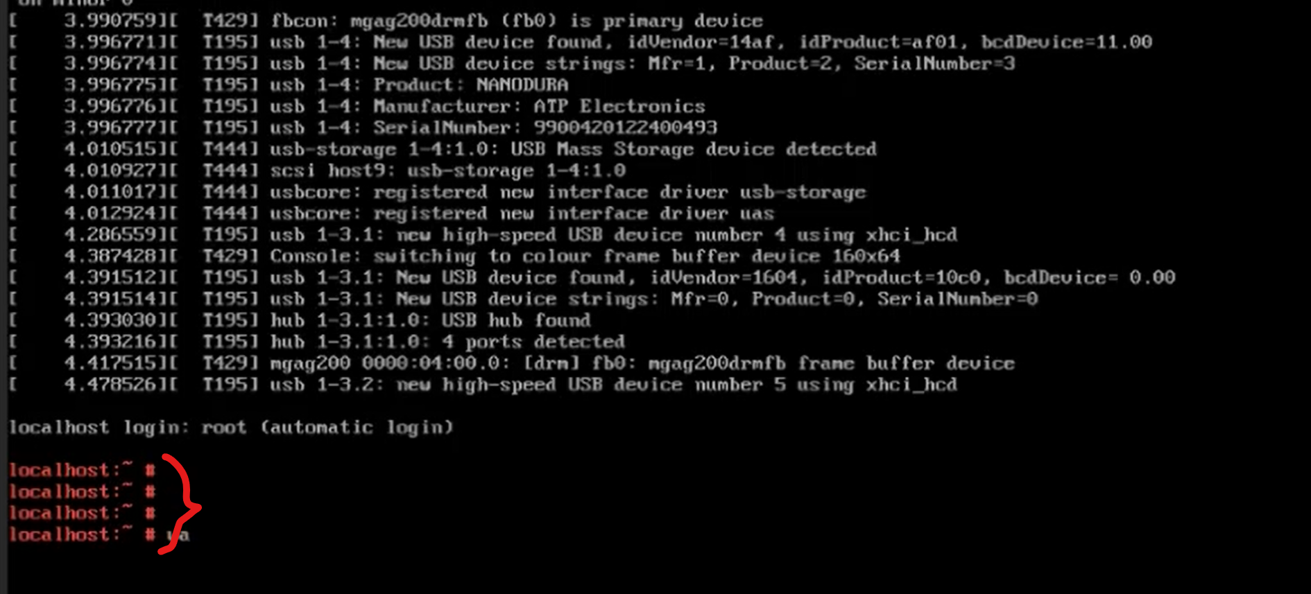 Sospendi al prompt dopo l'avvio del sistema operativo prima di avviare lo script