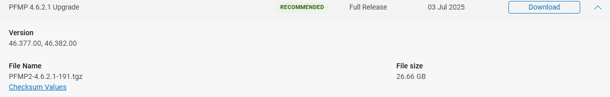 PowerFlex Management Platform (PFMP) file example