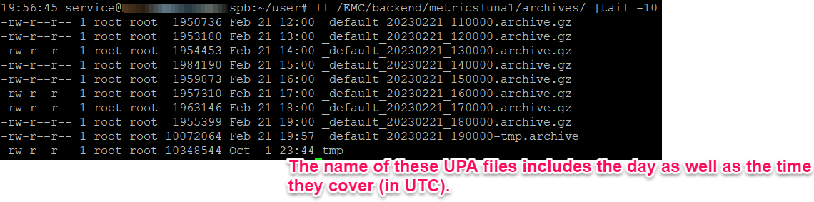 Obtención de UPA mediante CLI