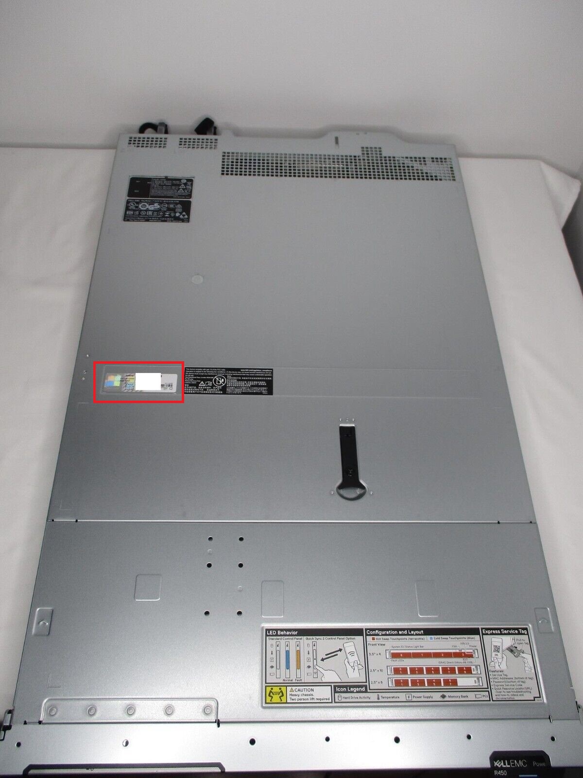 Lokalizacja naklejki Certyfikatu Autentyczności 15. generacji