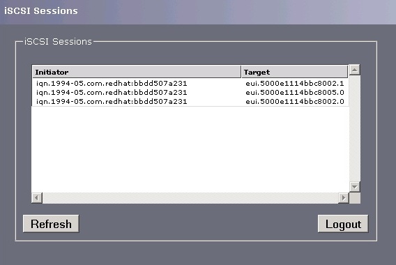 iSCSI-sessies