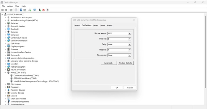 Advanced port settings