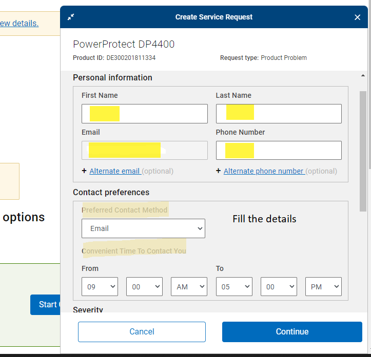 IDPA: How to Open a Support Request | Dell US
