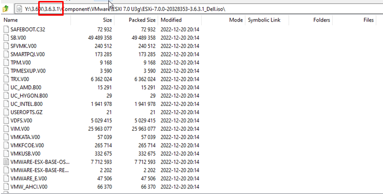 RCM 3.6.3.1- vmtools file