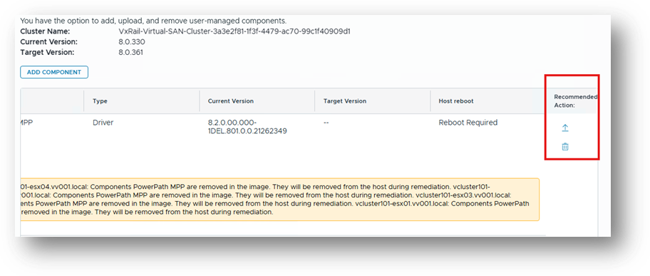 Scroll to reveal add component