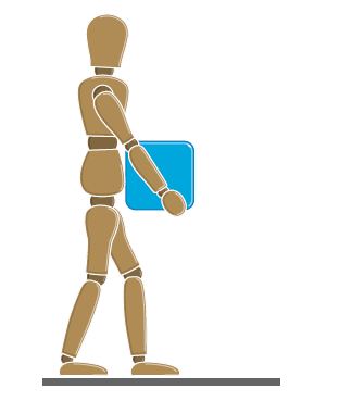 Hold ryggen i oprejst stilling.